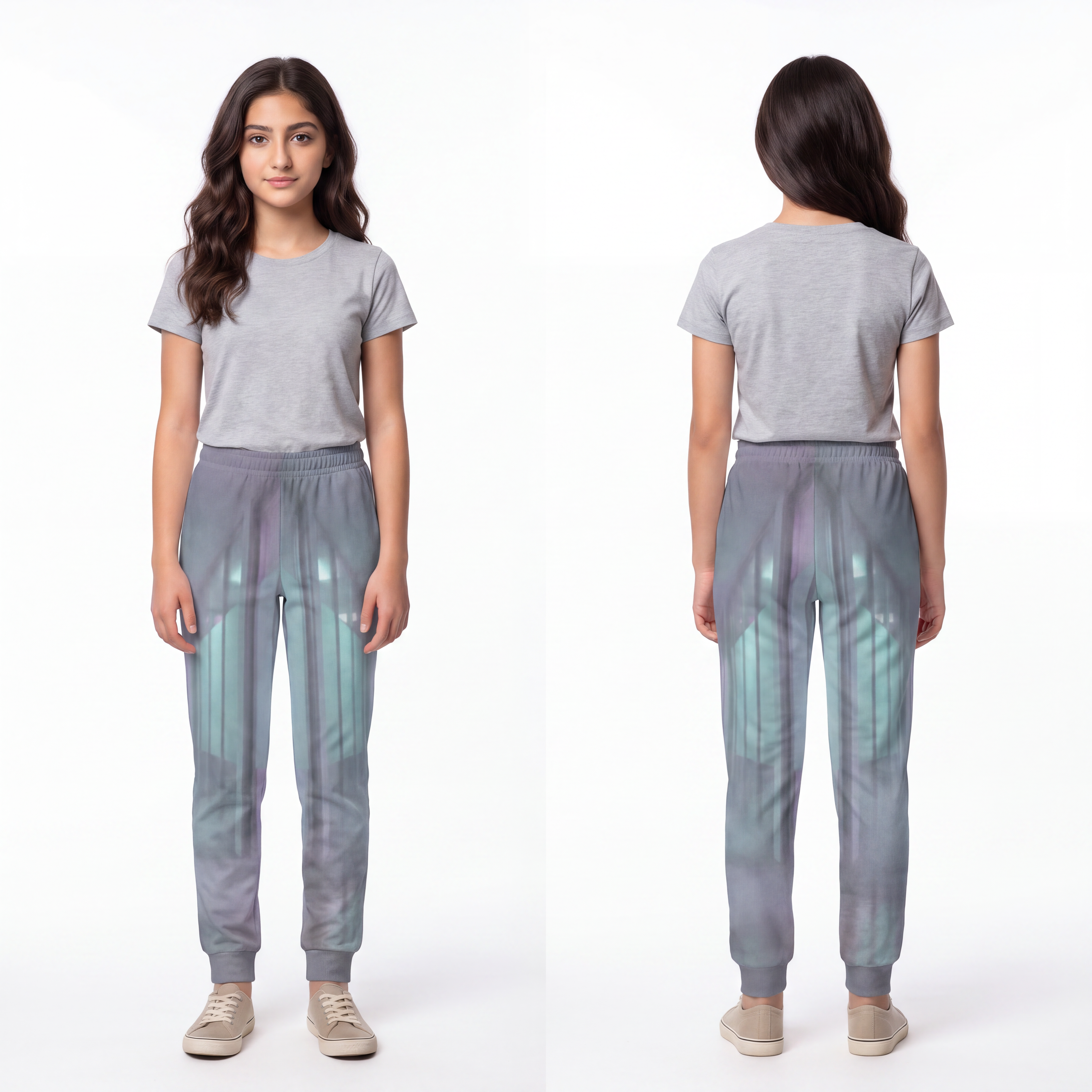 Youth Joggers - Liminal Corridor Fog Art Print | Echovira...