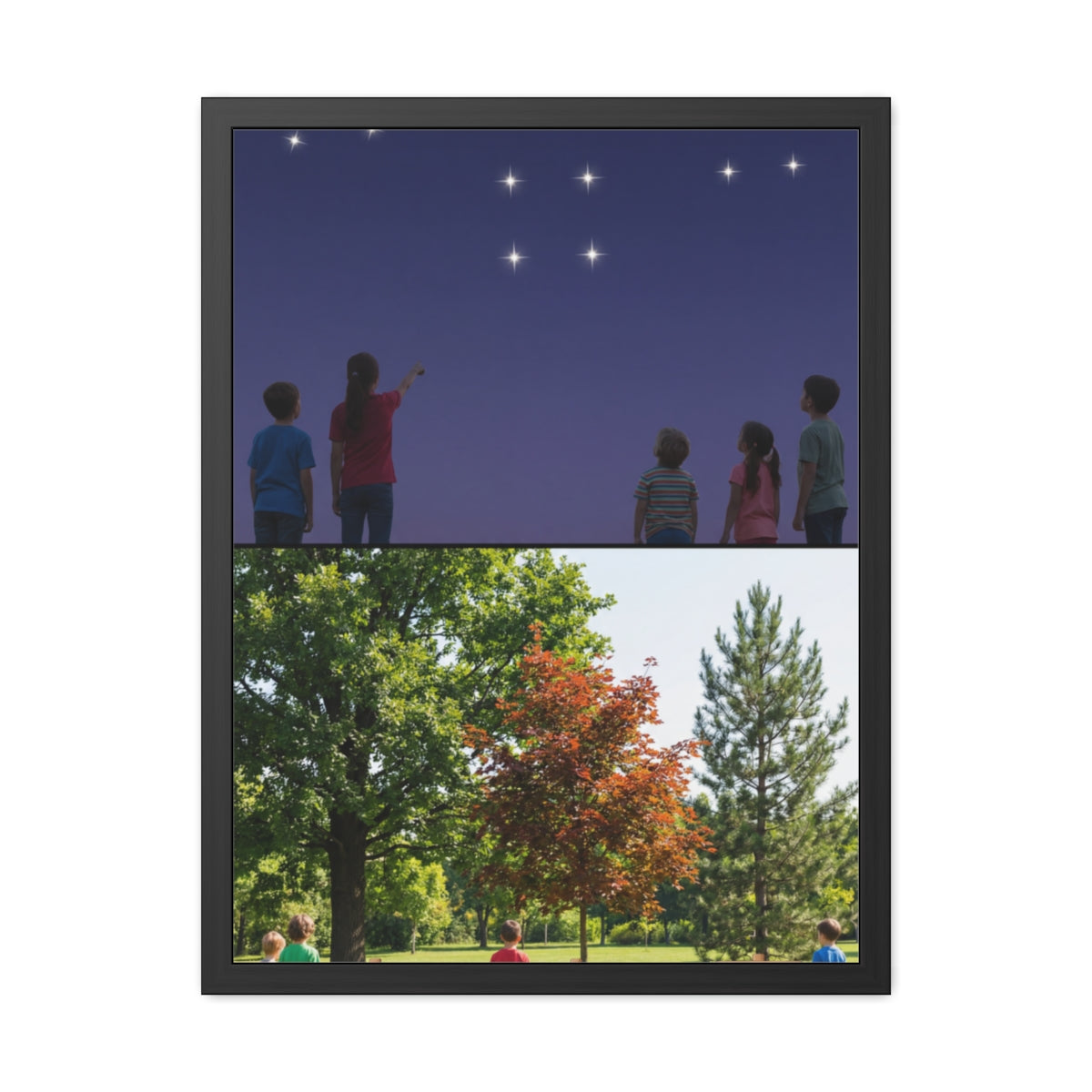 Framed Poster - Little Explorer — Portrait
