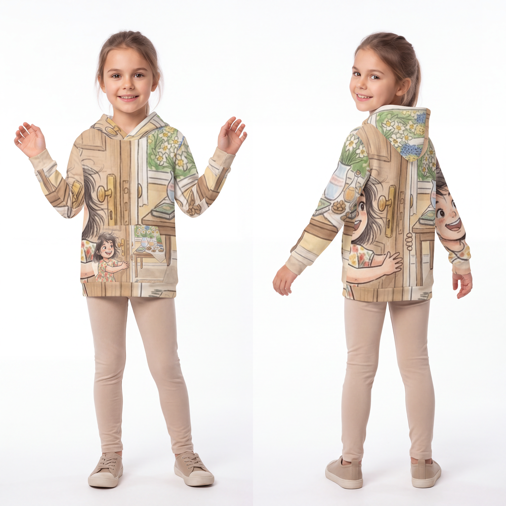 Children's Hoodie - Spring Celebration | Echovira Gallery