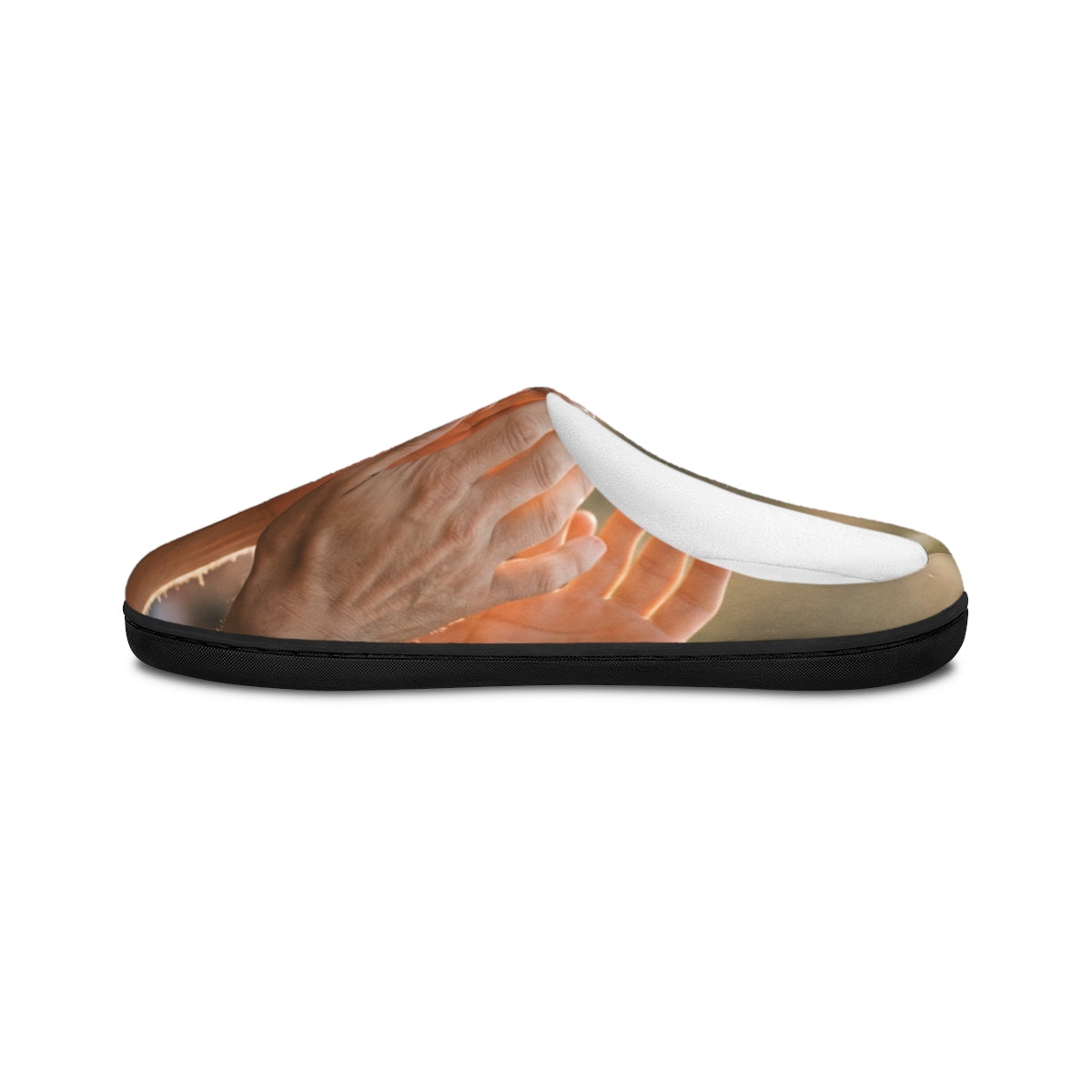 Women's Indoor Slippers - Golden Rays of Unity Wall Art |...