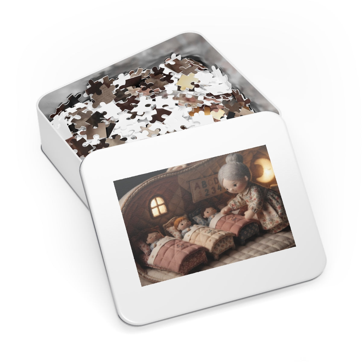 Jigsaw Puzzle with Tin - Bedtime Story (30, 110, 252, 500......