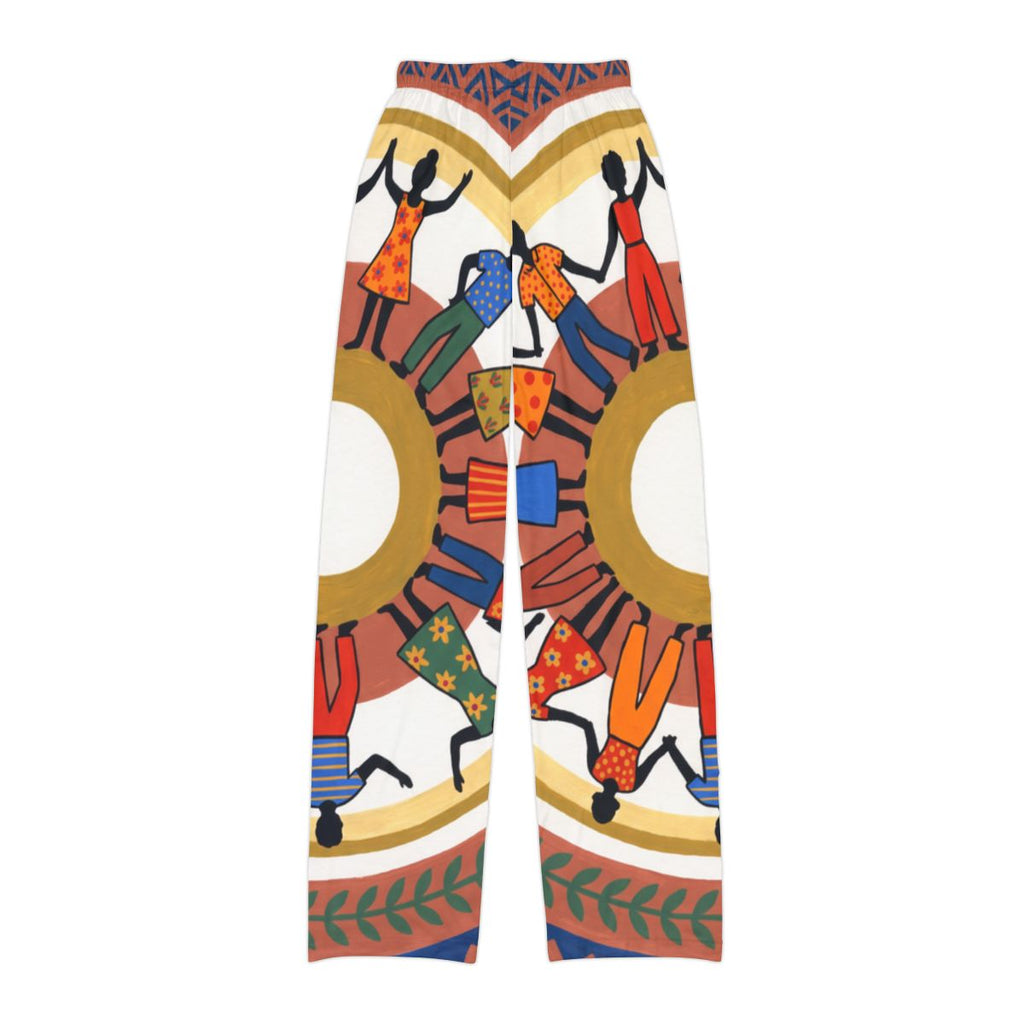 Kids Lounge Pants - Unity Mandala Folk Art | Echovira...