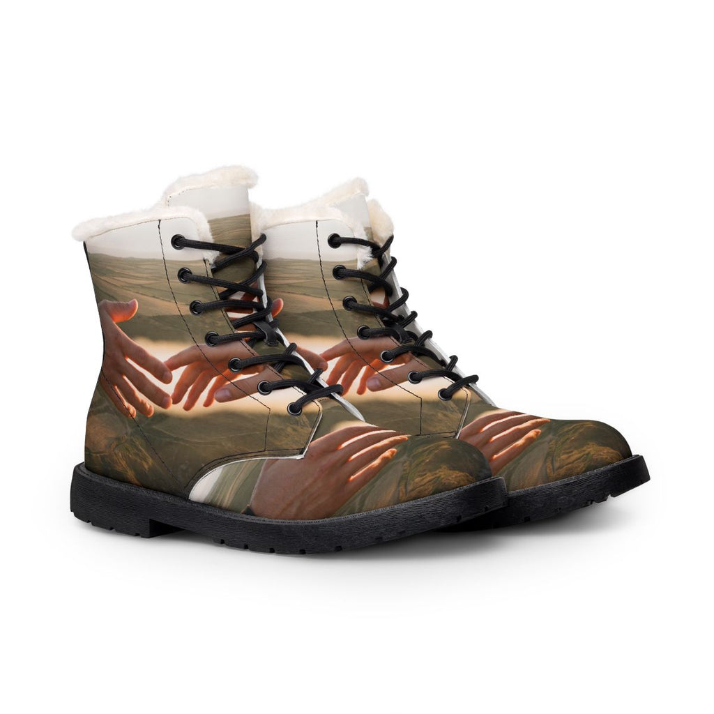 Women's Fur and Leather Boots - The Infinite Touch |... |...