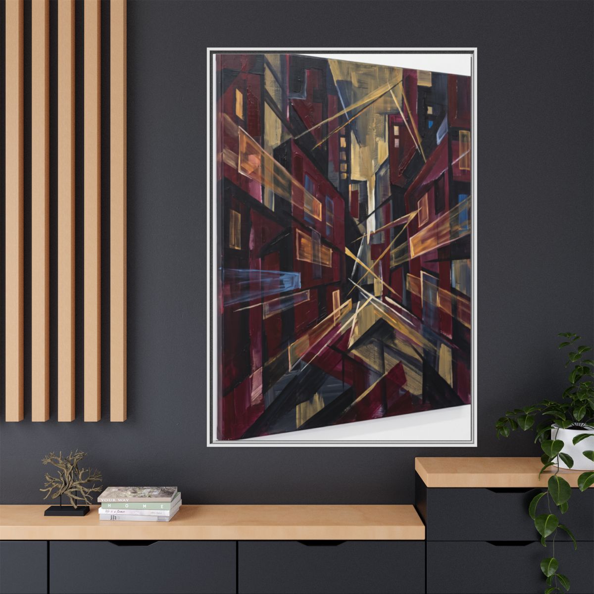 Framed Matte Canvas - Urban Perspective (8×10, 9×12, 11×14...