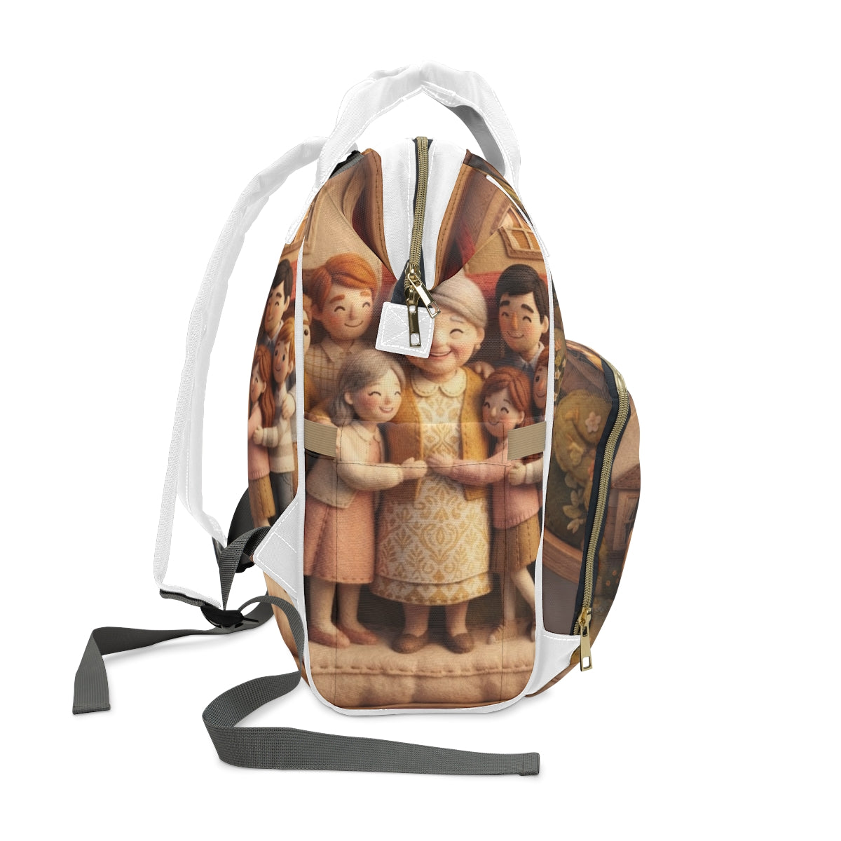 Diaper Backpack - Heart of the Family | Echovira Gallery