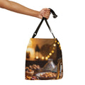 Adjustable Tote Bag - Persian Feast Crimson | Echovira...