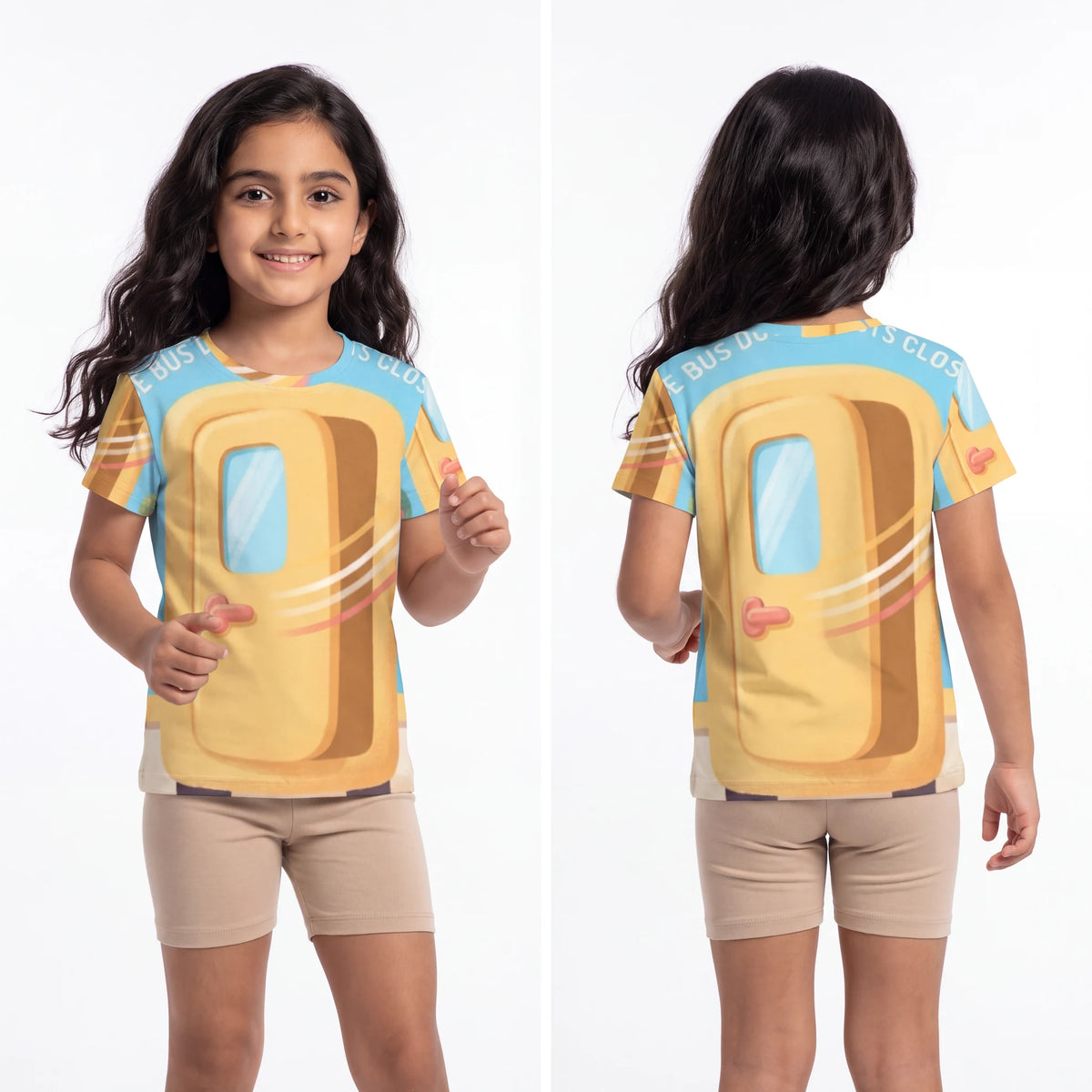 Kids Sports Jersey - The Bus Door Shuts Whimsical Storybook...