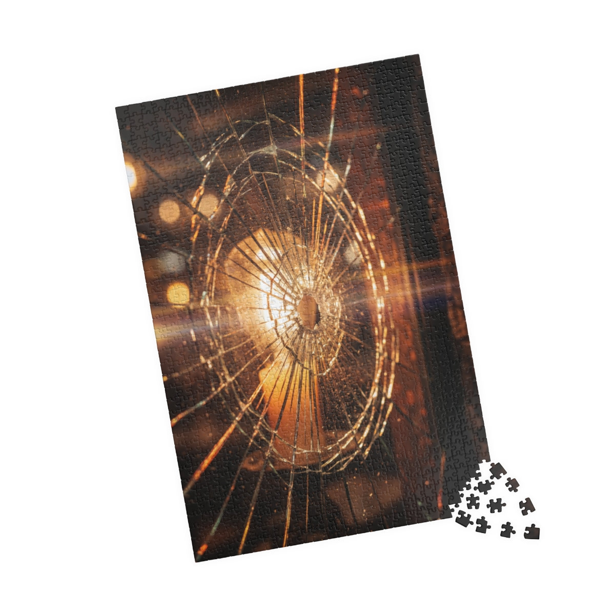 Puzzle - Fractured Light Shattered Glass Art | Echovira...
