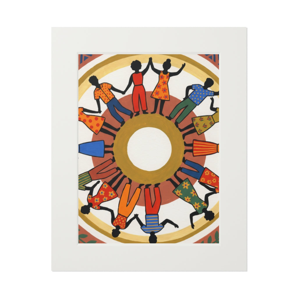 Fine Art Prints Frame - Unity Mandala Folk Art (11×14 &... |...