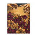 Renaissance Floral Hands Toddler Blanket