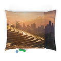 Pet Bed - Golden Hour Horizons Art Print | Echovira Gallery