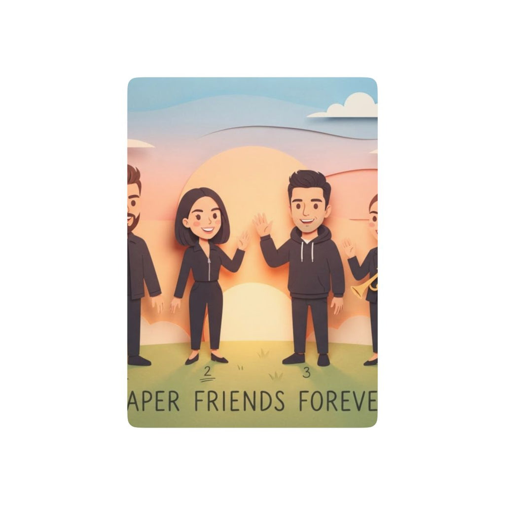 Poker Playing Cards - Paper Friends Deck | Echovira Gallery