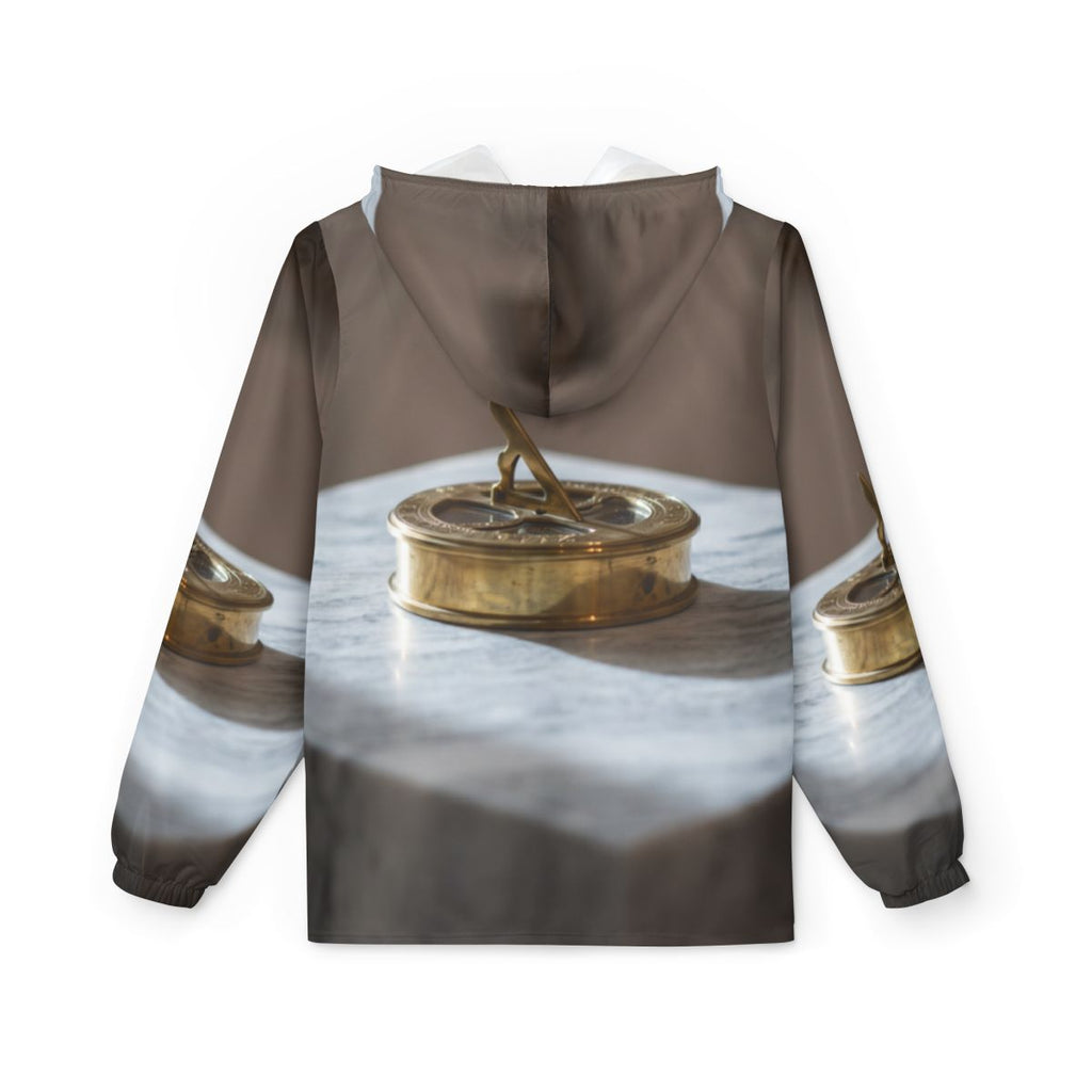 Antique Brass Sundial Windbreaker Jacket