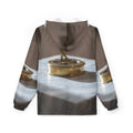 Men's Windbreaker Jacket Antique Brass Sundial