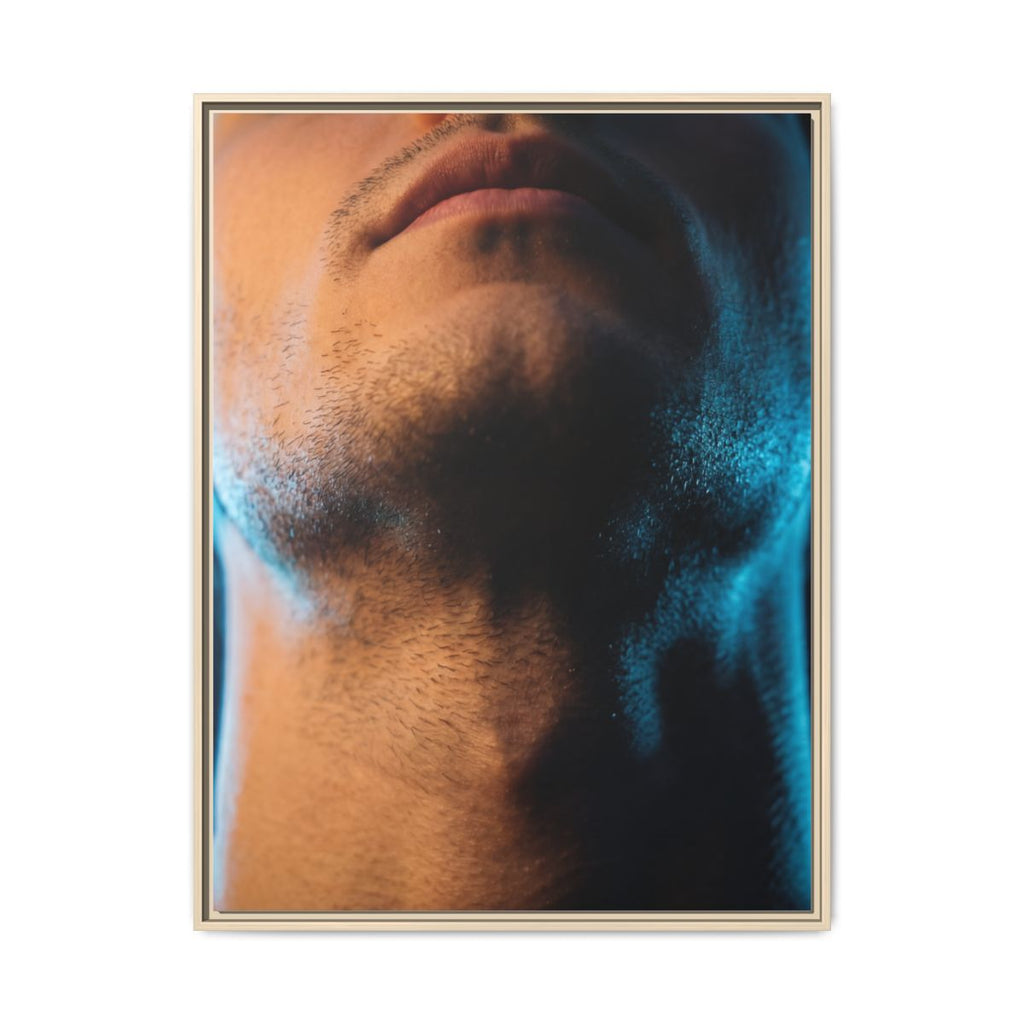 Framed Matte Canvas - Neon Noir