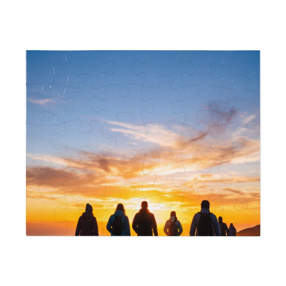 Jigsaw Puzzle with Tin - Epic Dawn Trek