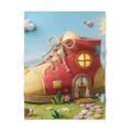 Soft Fleece Baby Blanket - Shoe Cottage Meadow | Echovira...