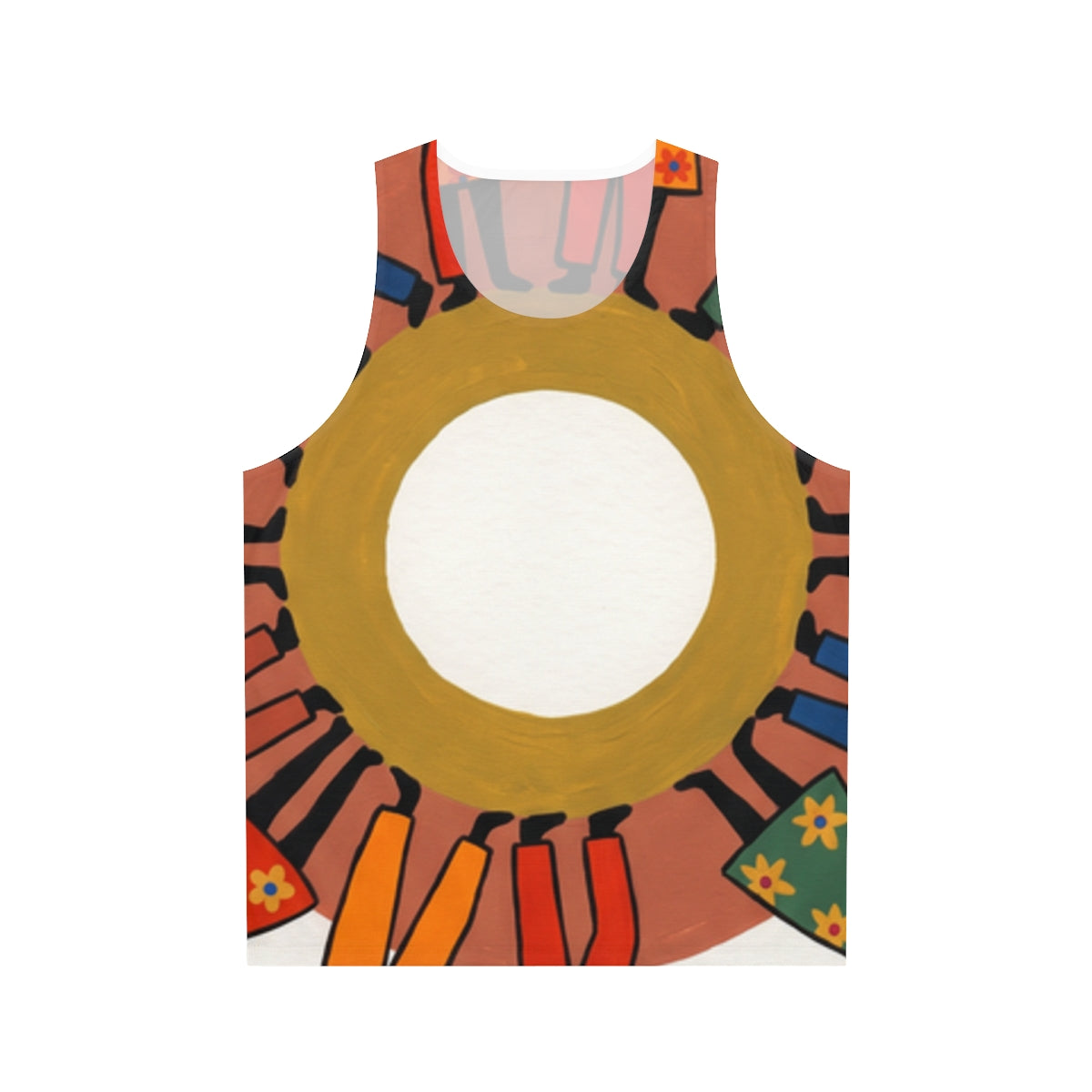 Men's Tank Top - Unity Mandala Folk Art | Echovira Gallery