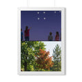 Framed Vertical Poster - Stardust & Forest Discovery — White...
