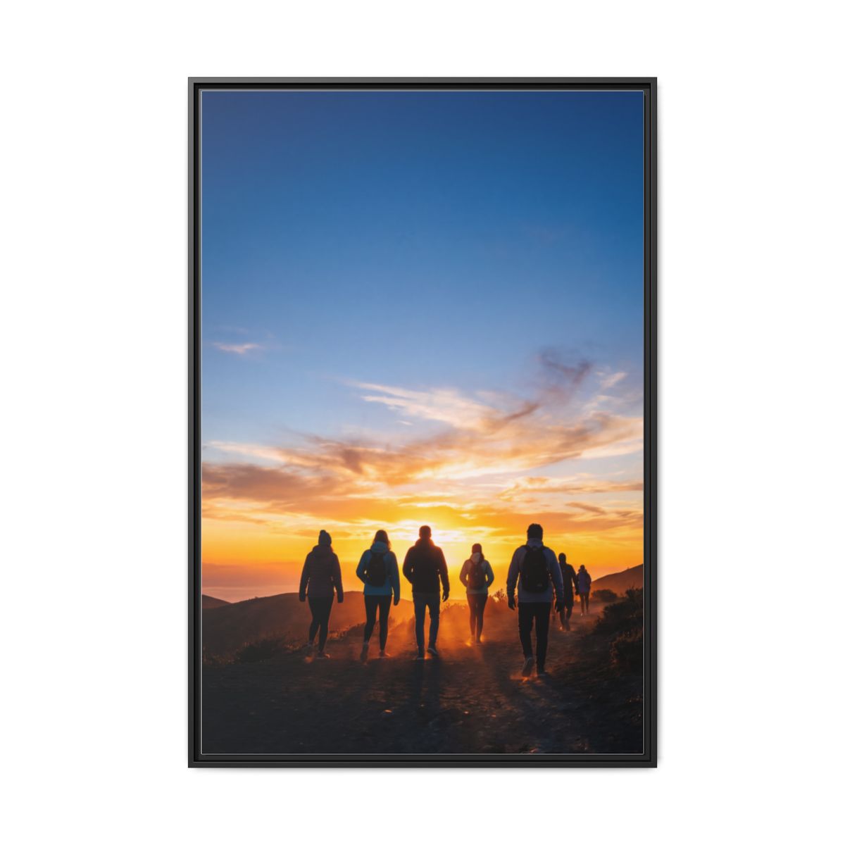 Matte Canvas, Framed - Epic Dawn Trek