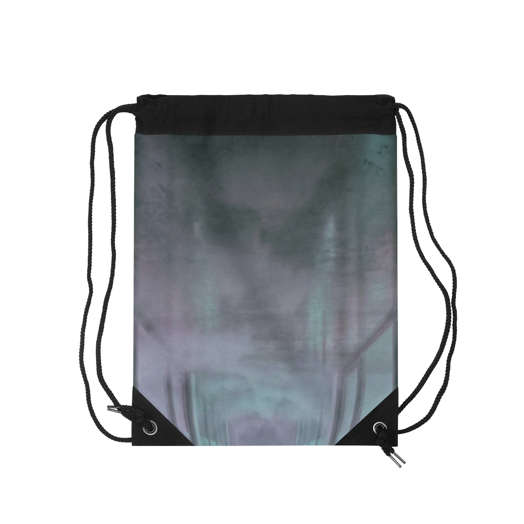 Drawstring Bag - Liminal Corridor Fog Art Print | Echovira...