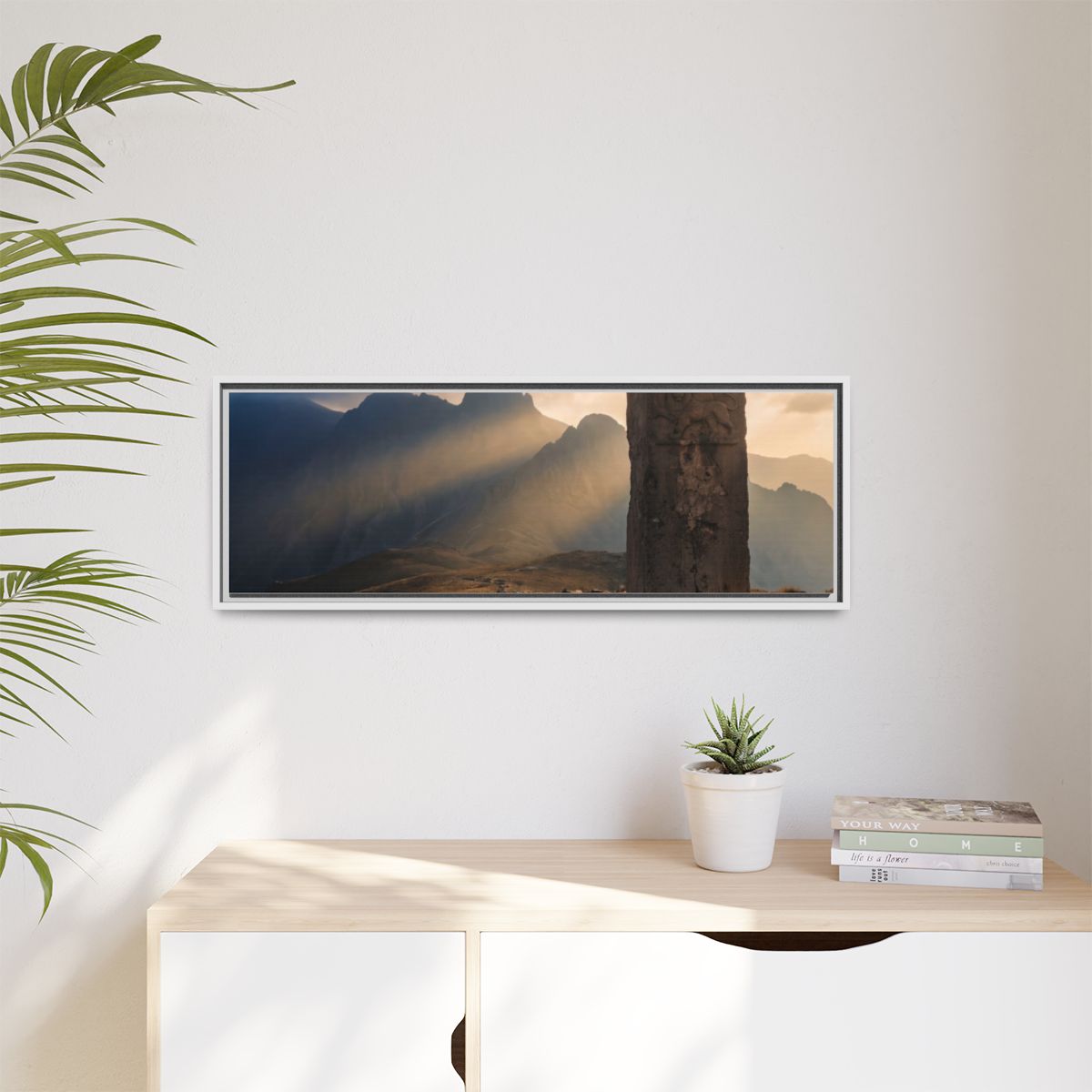 Matte Canvas, Framed - Mystic Monolith Ancient Persian... |...