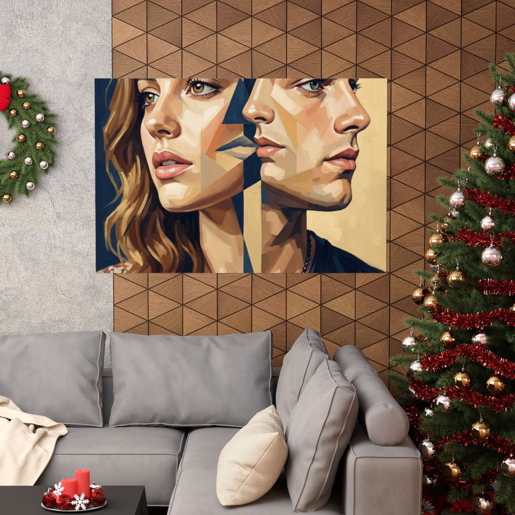 Matte Horizontal Posters - Modern Faces (10×8 & 54×36) |...