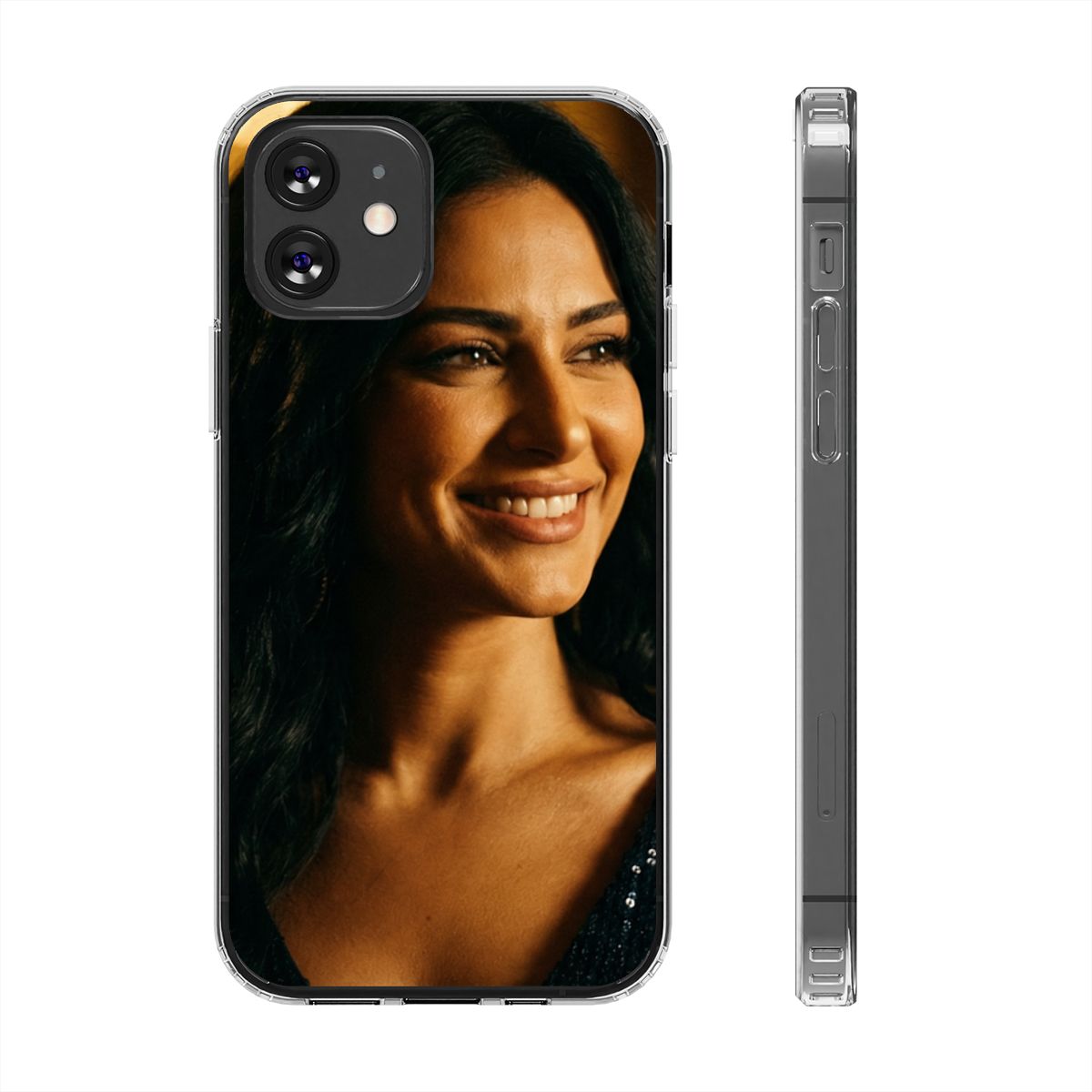 Clear Impact-Resistant Cases - Clear Phone Case - Golden...