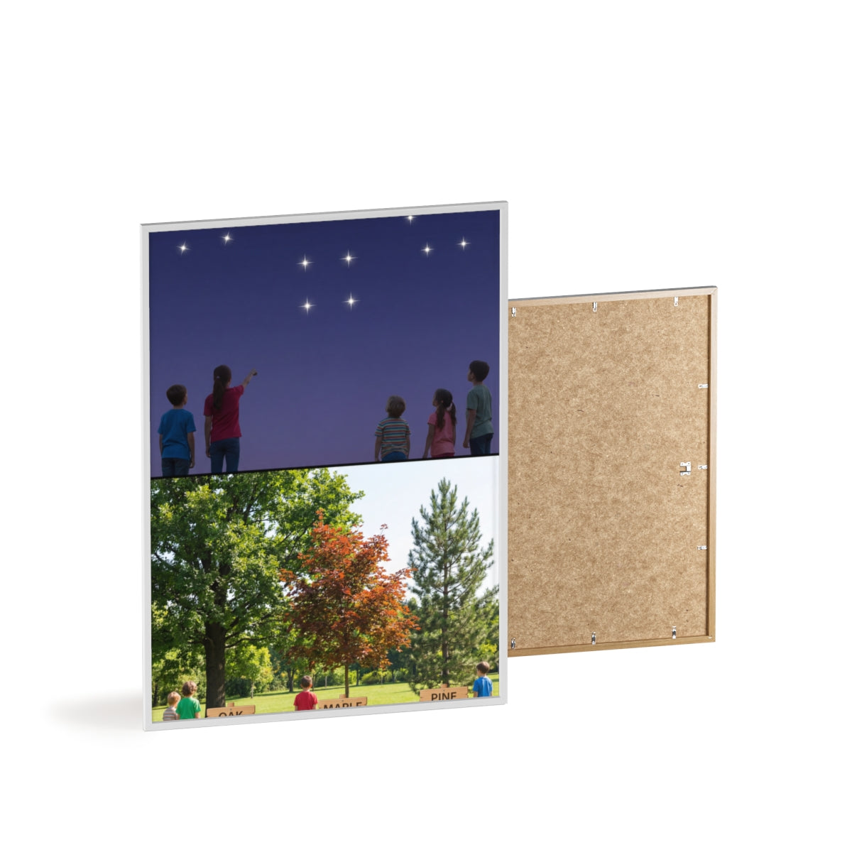 Wooden Framed Poster - Wonder — Portrait