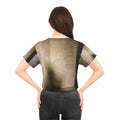 Crop Tee - Shadows of the Citadel moody architectural print...