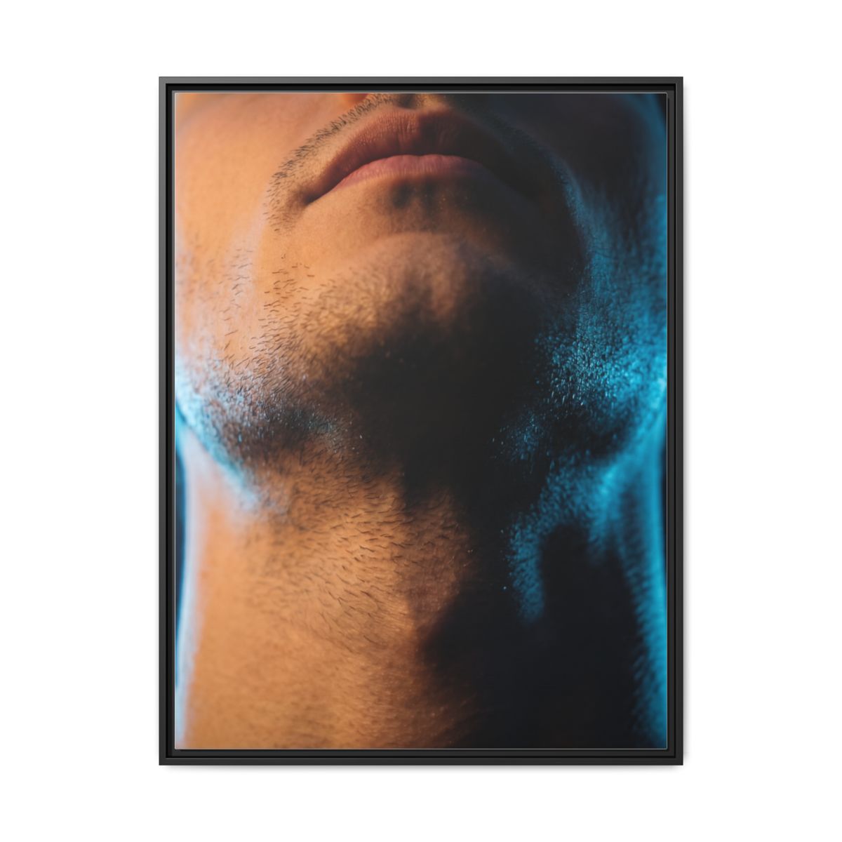 Framed Matte Canvas - Neon Noir