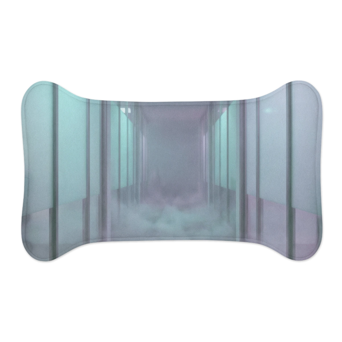 Pet Feeding Mats - Liminal Corridor Fog Art Print | Echovira...