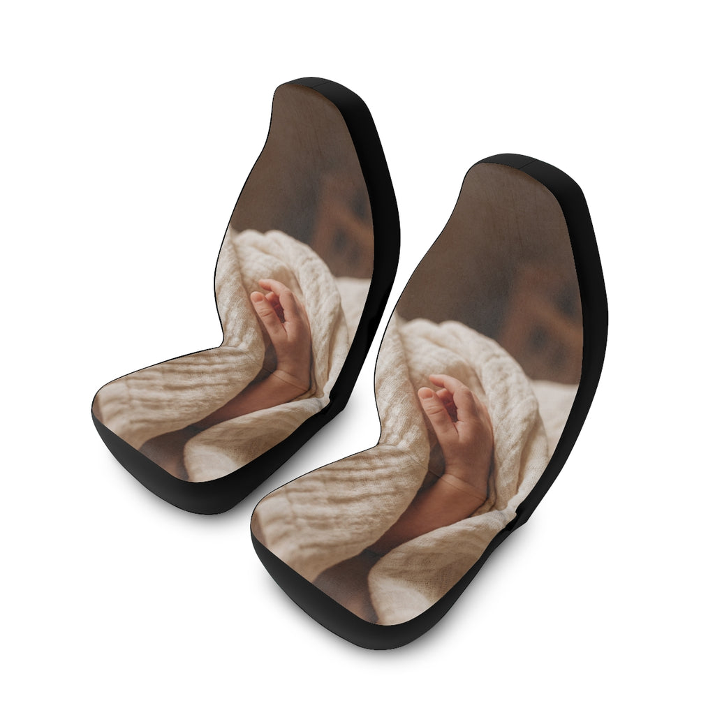 Polyester Car Seat Covers - Tender Newborn Hand in Soft... |...