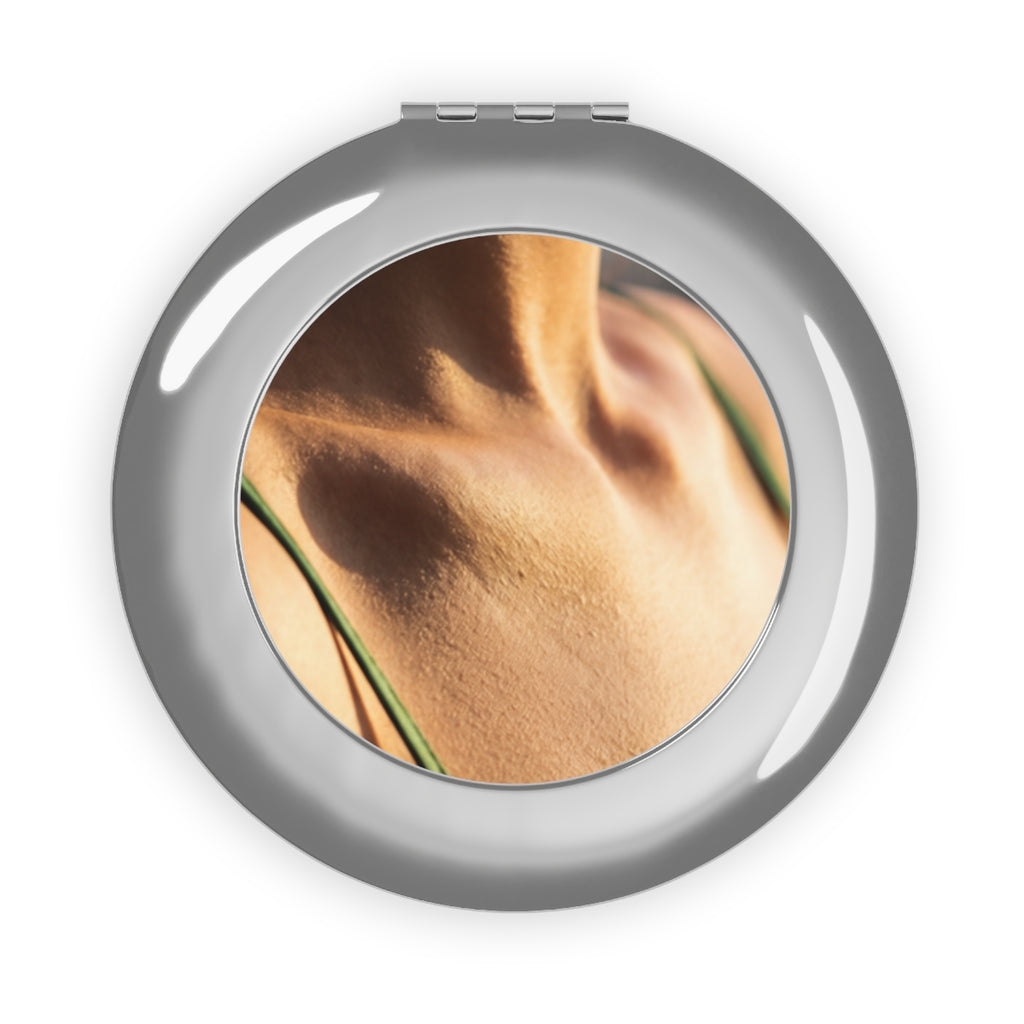 Golden Hour Compact Travel Mirror - Sunset Glow | Echovira...