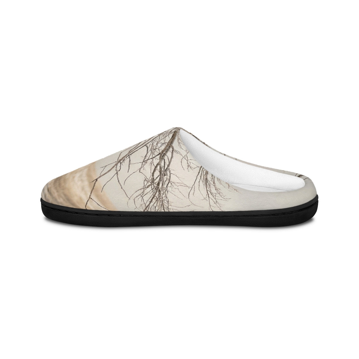 Men's Indoor Slippers - Winter Branch Solitude Landscape |...