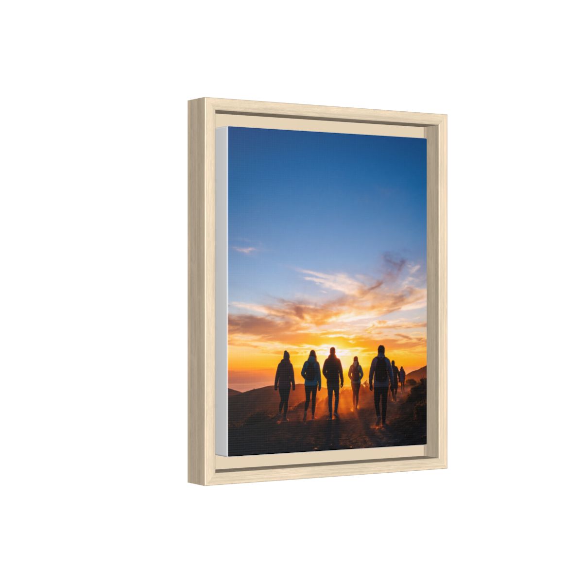 Matte Canvas, Framed - Epic Dawn Trek
