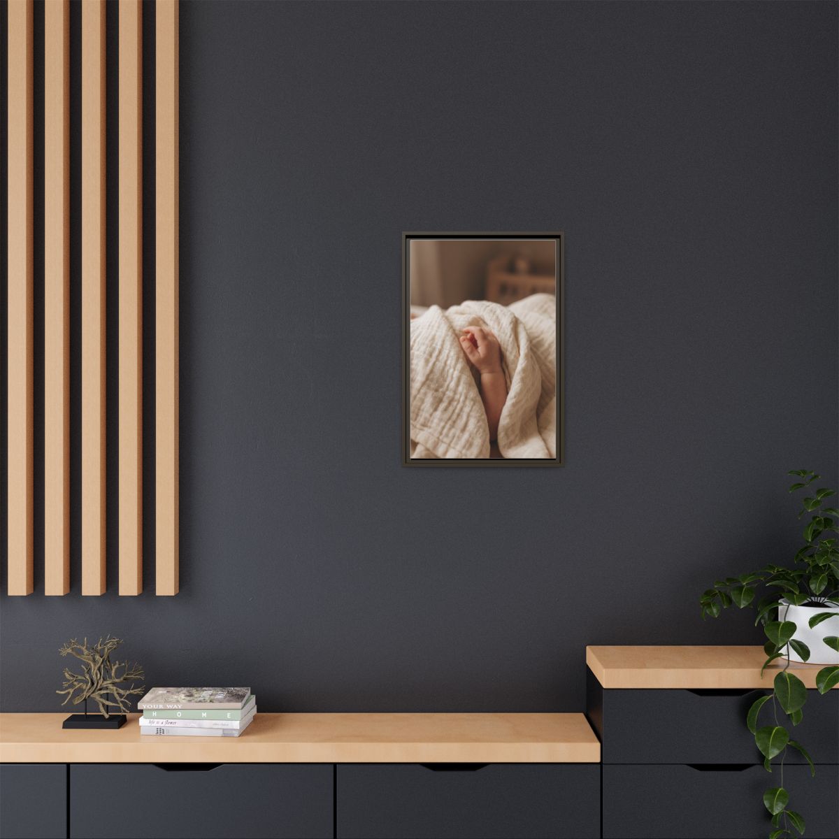 Framed Matte Canvas - Neutral Nursery