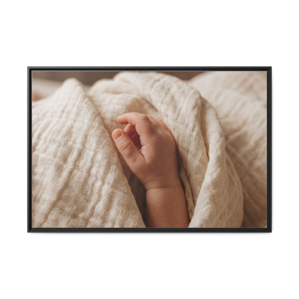 Framed Canvas - Minimalist Decor — Black / 1.25"