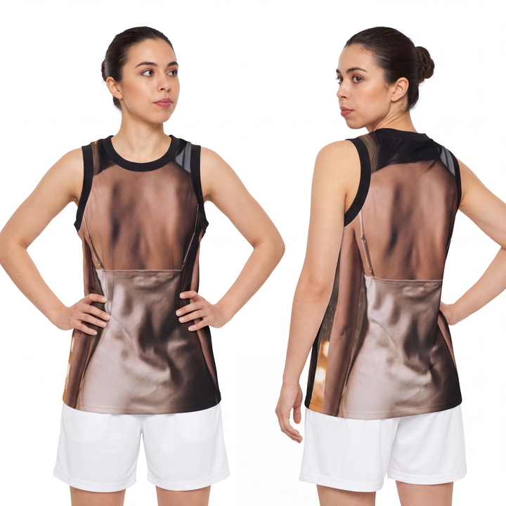 Unisex Basketball Jersey - Shimmering City