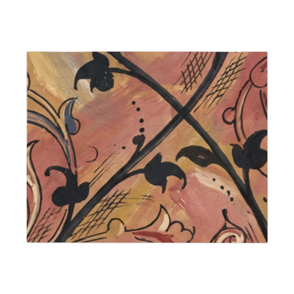 Jigsaw Puzzle with Tin - Gothic Arabesque Puzzle (30, 110......