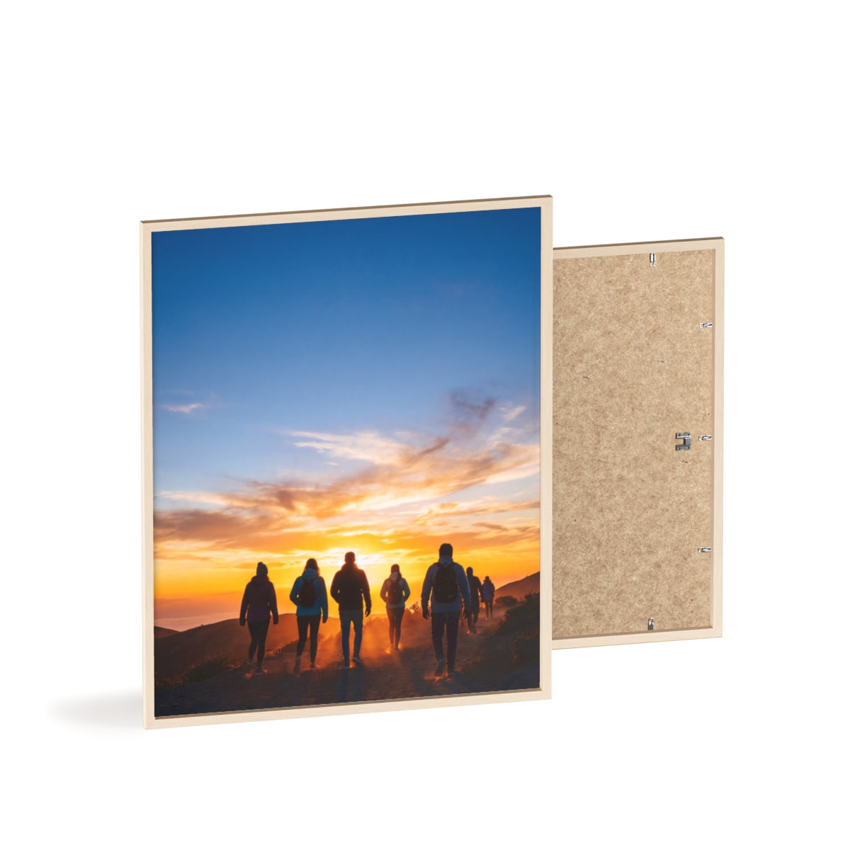 Posters with Wooden Frame - Sunrise Journey