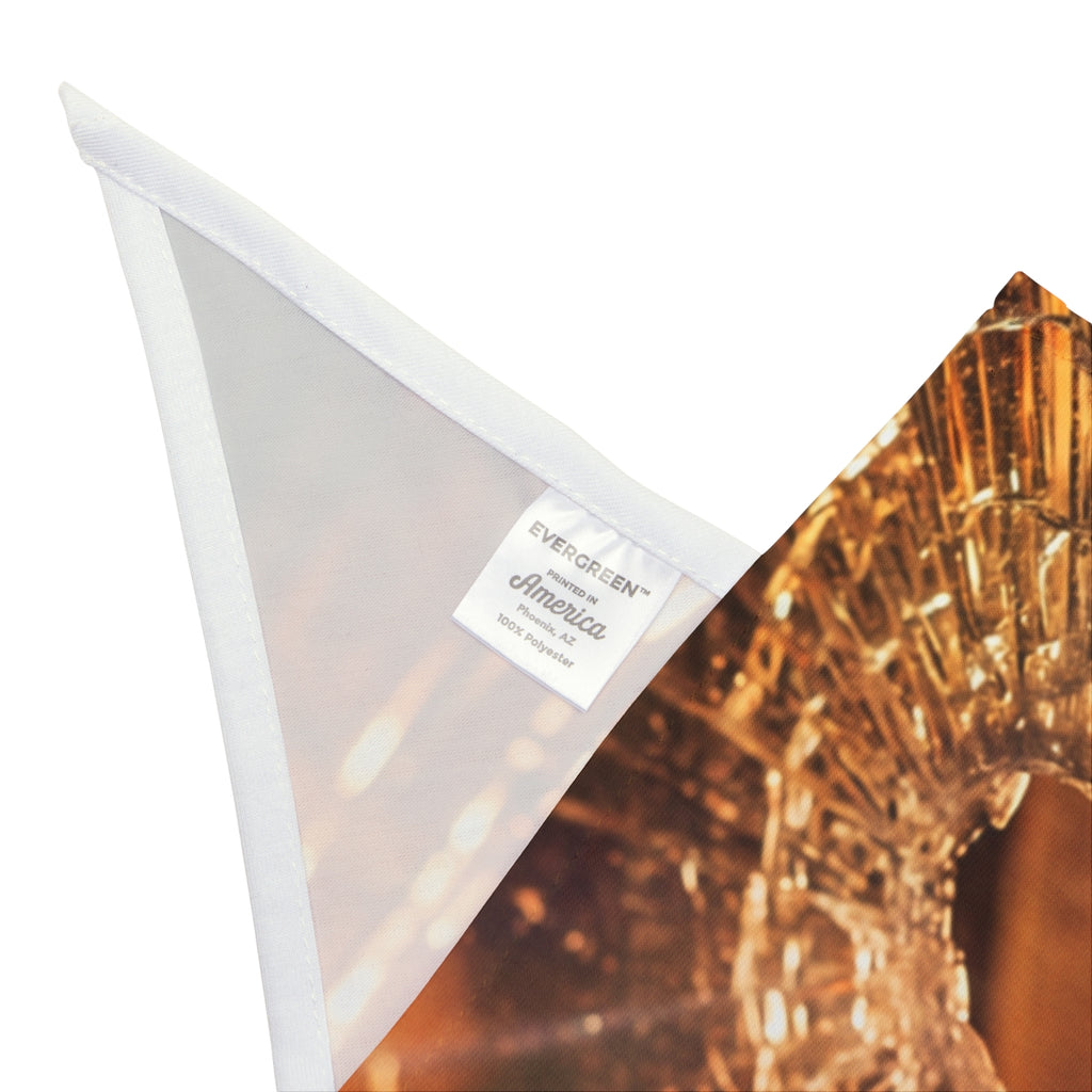 Pet Bandana - Fractured Golden Glow | Echovira Gallery