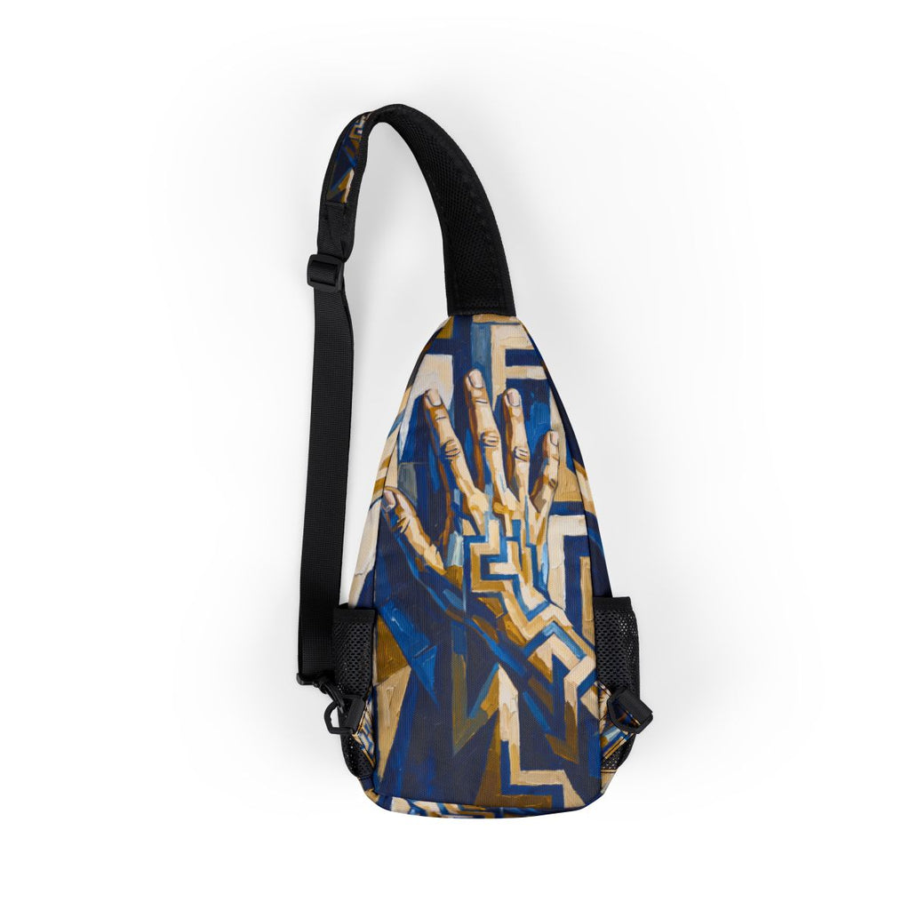 Chest Bag - Geometric Human Form Expressionist Painting |...