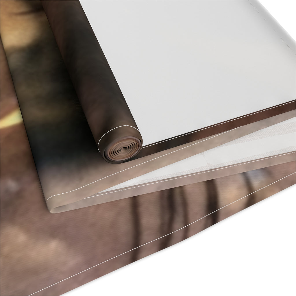 Table Runner - Candlelight Gaze | Echovira Gallery