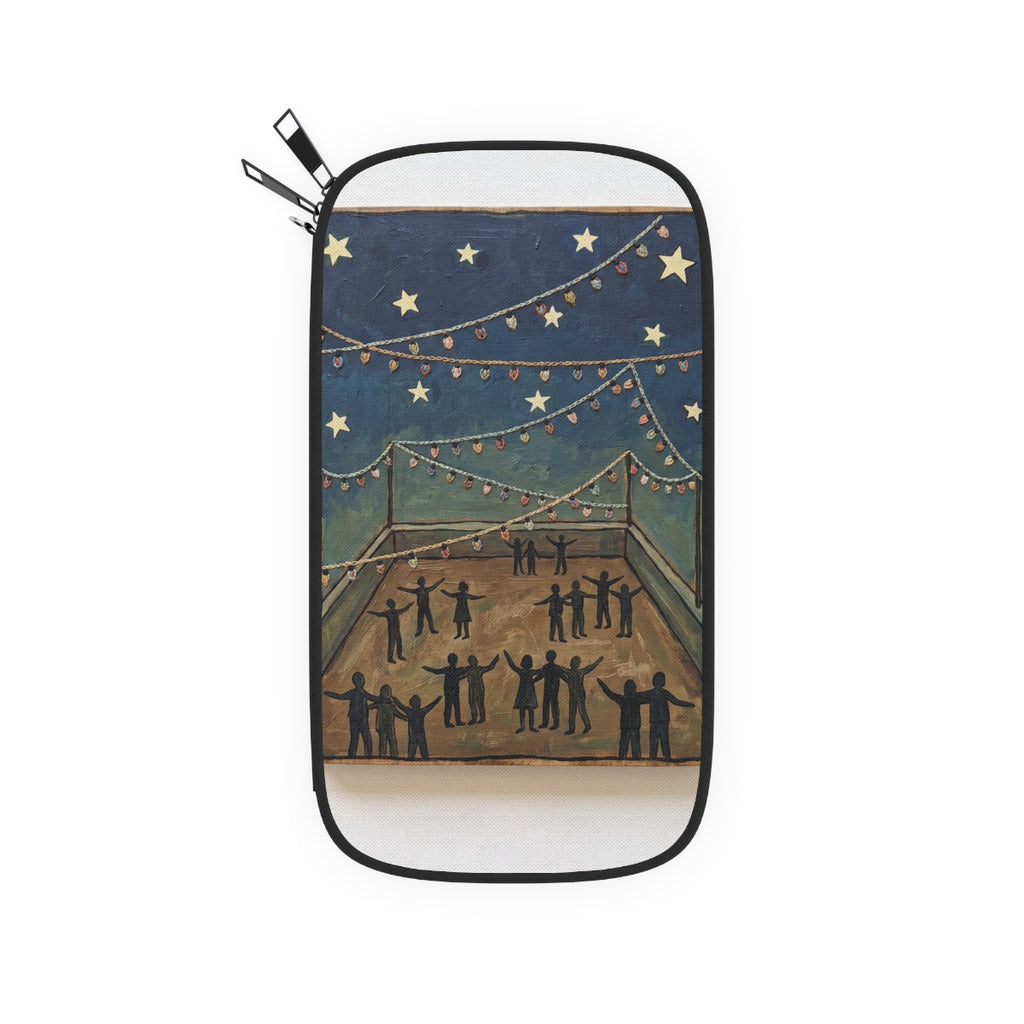Passport Wallet - Starlit Midsummer Dance Art Print |...