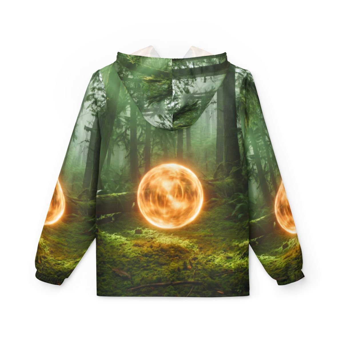 Men's Windbreaker - Mystic Forest | Echovira Gallery