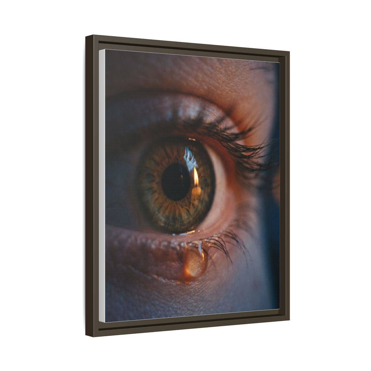 Matte Canvas, Framed - Luminous Tear