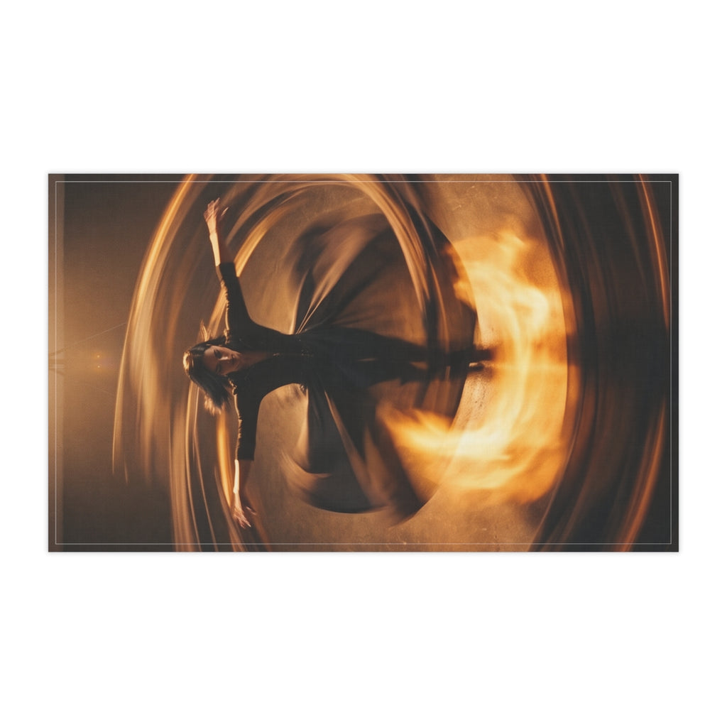 Tea Towel - Fire Dance Kitchen Cloth | Echovira Gallery