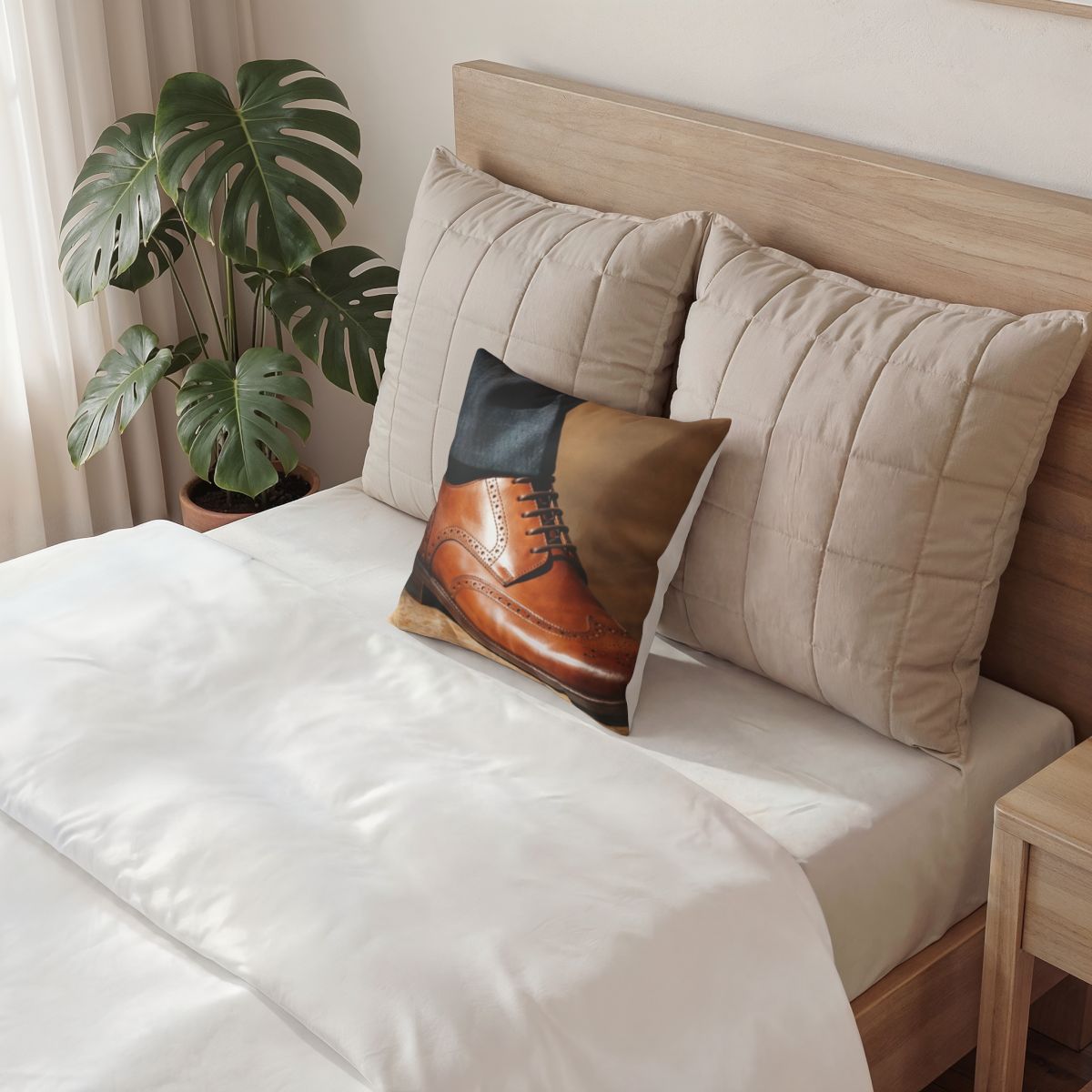 Poly Velvet Pillow - Sartorial Oxford Velvet Pillow |...