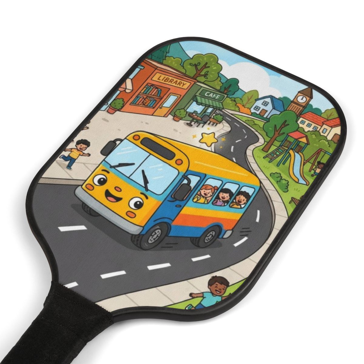 Pickleball Kit - Happy Town Bus | Echovira Gallery